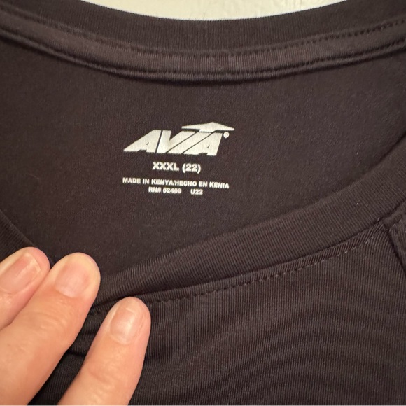 Avia Commuter SS Tees XXXL 22, Elegant Mauve, Black Soot NWT set of 2 - Picture 12 of 13